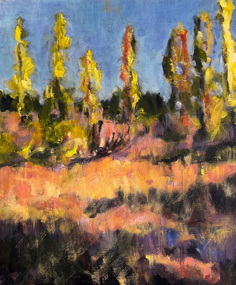 Parque Natural da Ria Formosa 2, acrylic on canvas board, 10x12